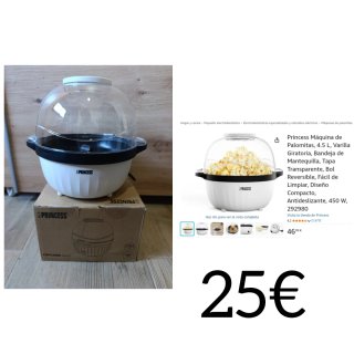 Máquina de Palomitas Princess 4.5L