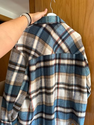 Sobrecamisa Zara cuadros M