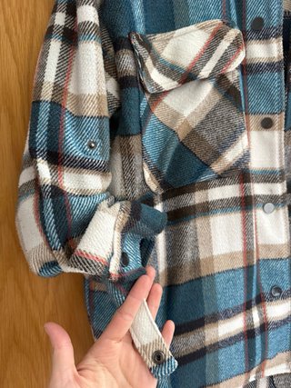 Sobrecamisa Zara cuadros M