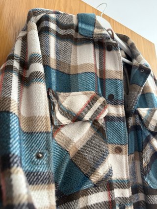 Sobrecamisa Zara cuadros M