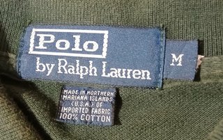 ralph lauren polo size M green