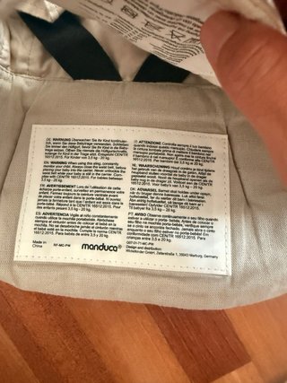 Mochila Portabebés Manduca Beige
