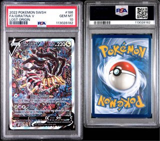 Pokemon Giratina V SWSH 186 PSA 10