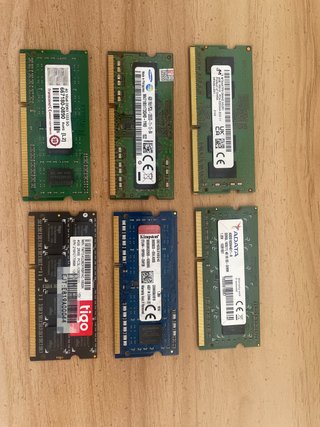 Memoria RAM DDR3 4GB (Varias Marcas)