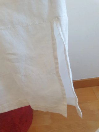Total look  Lino 100% Top + Falda Midi