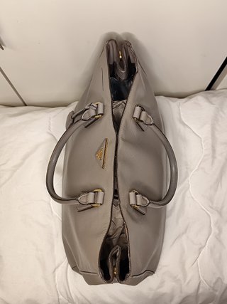 Borsa Prada Galleria Large Grigia