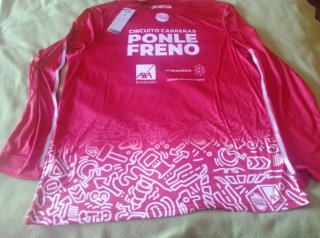 Camiseta Joma Manga Larga Roja
