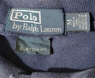 ralph lauren polo size M blue