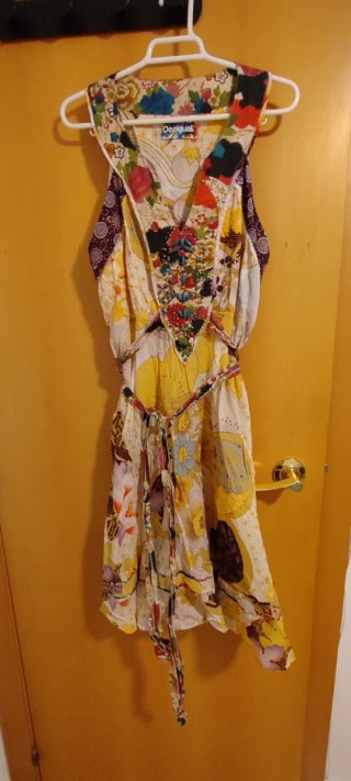 Vestido verano desigual talla 44