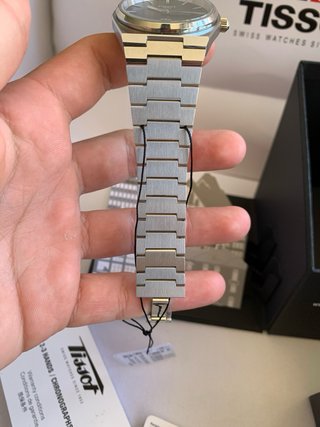 Tissot PRX Reloj Azul y Plateado