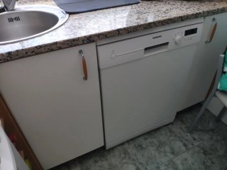 Muebles de cocina madera y cristal