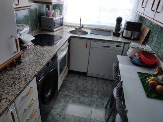 Muebles de cocina madera y cristal