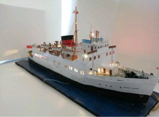 Mons Calpe Gibraltar Ferry Modelo Escala