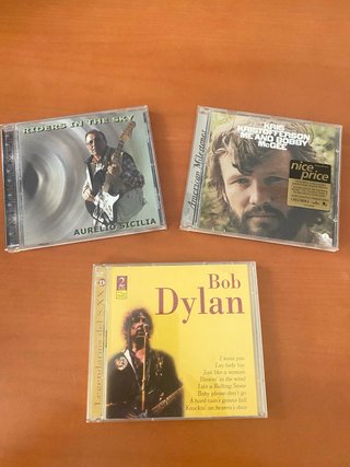 Lote 3 CDs Música: Aurelio Sicilia, Kris Kristoffe