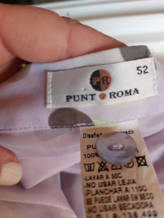 Falda Punto Roma lunares talla 52