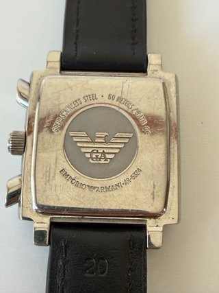 Reloj Emporio Armani Negro/Plata