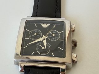 Reloj Emporio Armani Negro/Plata