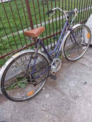Bicicletta da città blu