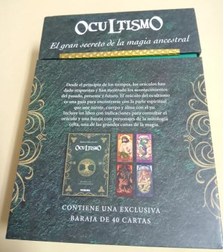 Oráculo Ocultismo Tikal con libro y cartas