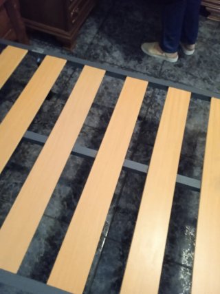 Somier madera estructura metálica