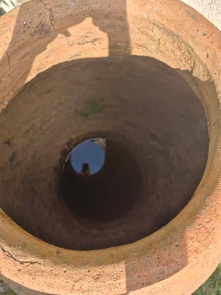 Tinaja de terracota grande
