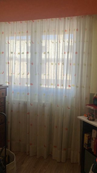 Cortinas infantiles con estrellas y lunas
