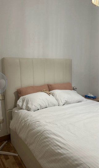 Cama y Cabecero Blanco TJÅLLE
