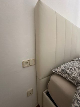 Cama y Cabecero Blanco TJÅLLE