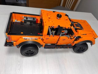 Lego Ford Raptor F-150 Naranja