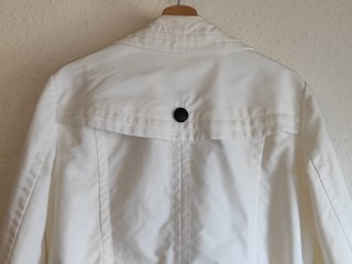 Trench Zara Woman Corta Blanca Talla XL