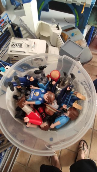 Comisaría y coches Playmobil. Cueva Batman