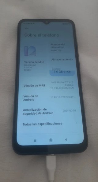 Xiaomi Redmi 10A 64GB Nero