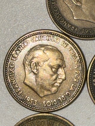 2/5 Pesetas 1953 *56- España Franco