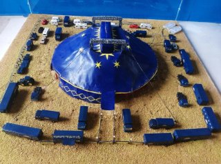 Diorama Circo Gottani Escala 1/160