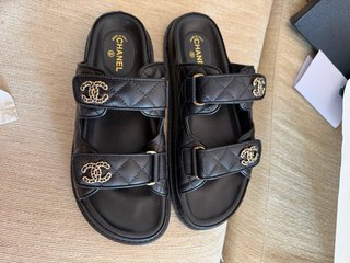 Chanel Sandalias Talla 40 Negras