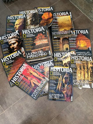 Lote revistas historia national goegraphic