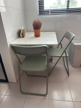 Mesa y 2 Sillas Comedor Cocina