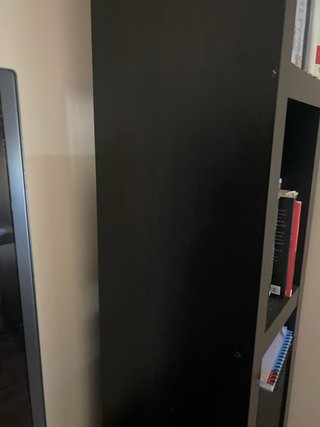 Estantería Negra Madera