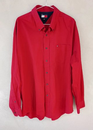 Camicia uomo Tommy Hilfiger tg XL oversize vintage