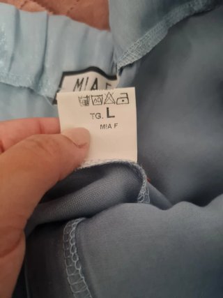 Pantaloni estivi donna blu