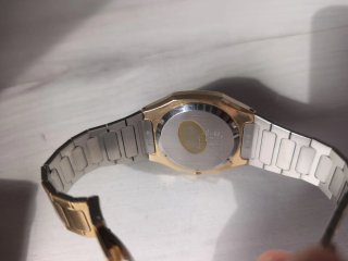 Seiko Twin Quartz SQ Reloj Dorado