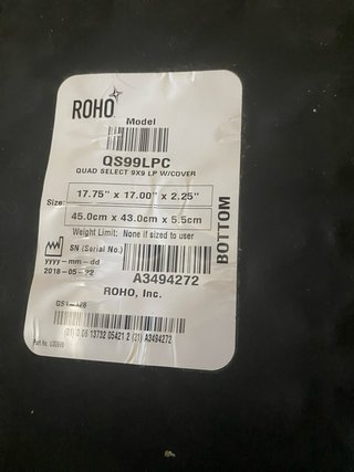 Cojín Roho inflable Cojín antiescaras Roho Quadtro