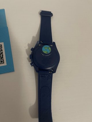 omega x swatch moonshine gold super blue