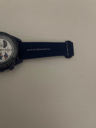 omega x swatch moonshine gold super blue