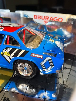 Burago Alpine A110 1600S Tour de Corse 1973 1/16