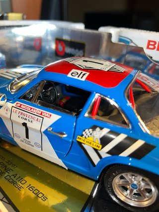 Burago Alpine A110 1600S Tour de Corse 1973 1/16