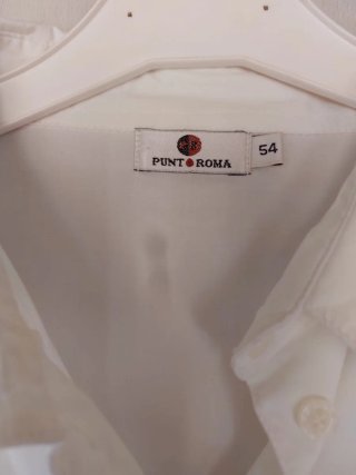 Camisa blanca Punto Roma talla 54