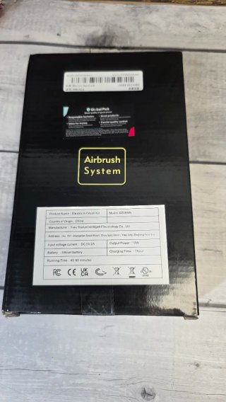 Máquina de pintar aerógrafo recargable