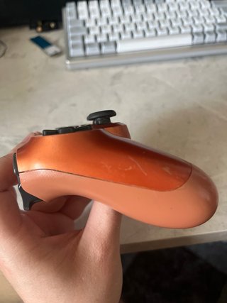 Mando PS4 Sony Naranja Metálico
