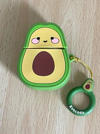 AirPods 2 Blancos + Funda Aguacate
